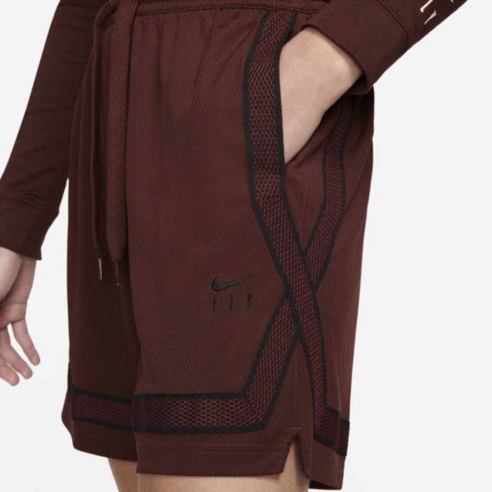 Nike Basketball Shorts Bronze Eclipse Dri-Fit Fly Crossover Womens 2XL CK6599